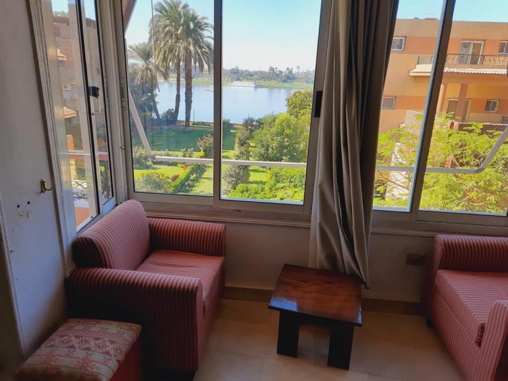 East Luxor Apartments With Nile Views Jazirat al Awwamiyah Eksteriør bilde